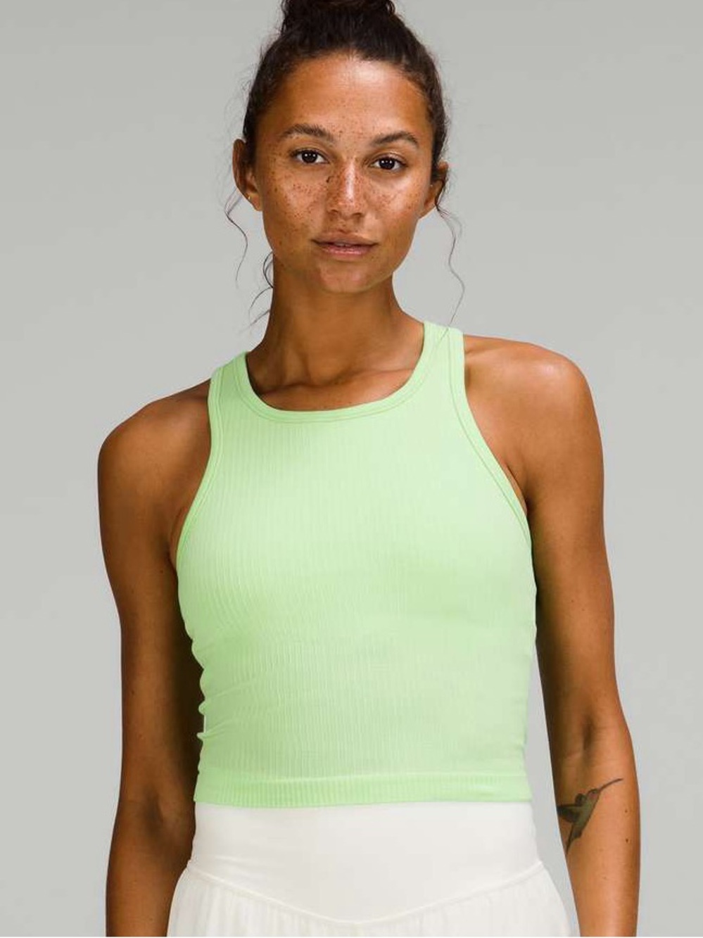 Lululemon Ebb to Street Cropped Racerback Tank Top